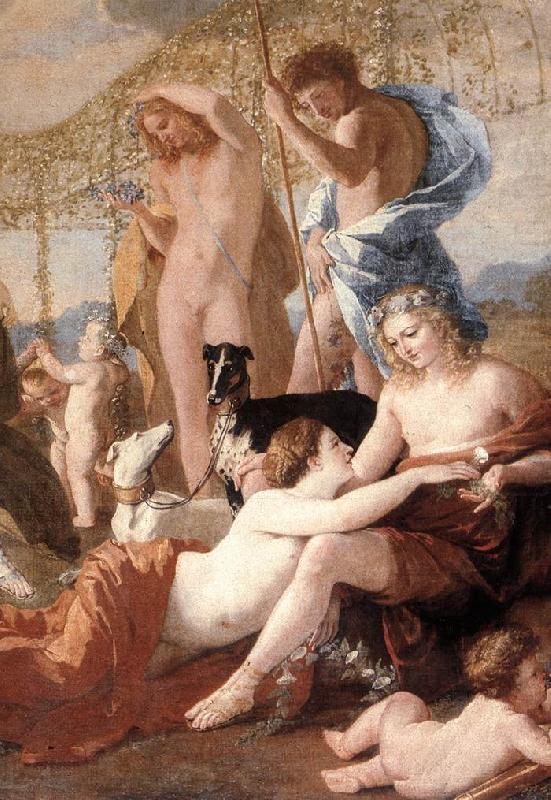 POUSSIN, Nicolas The Empire of Flora (detail) afd china oil painting image